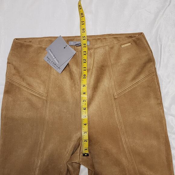NWT Marc New York Andrew Marc Faux Suede Pull-On Pants, Camel, Size X-Large - Picture 6 of 8